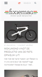 Mobile Screenshot of fixiemag.com